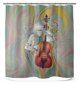Peony Princesses Shower Curtain with Floral Design